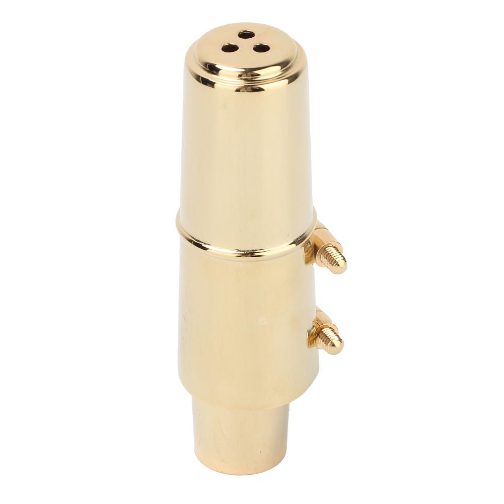 Metal Alto Saxophone Metal Mouthpiece with Cap Pads Musical Instruments Accessory(7C#)