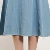 Bcbg Denim Pleated Skirt B5m3s202