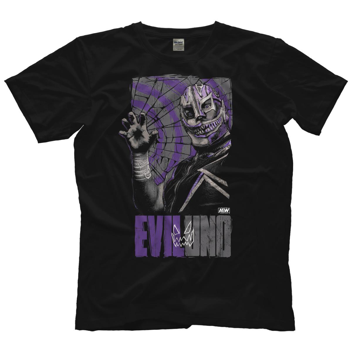Evil Uno - Smile AEW Official T-Shirt S разноцветный