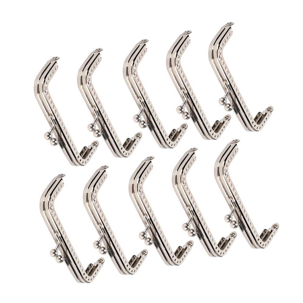 10pcs Silver Purse Frame Clasp 8.5cm/3.3in Size Purse Closure Frame For Coin Purse Making