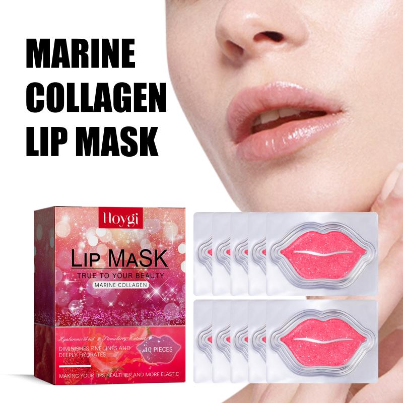Hydrating Lip Mask Patch Overnight Moisturizing Nourishing Care Reduce Fine Lines Prevent Dryness Cracking Smooth Lips