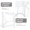  Lampshade Frame Small Metal Shaped Large Wire Electric Chandelier White Hanging