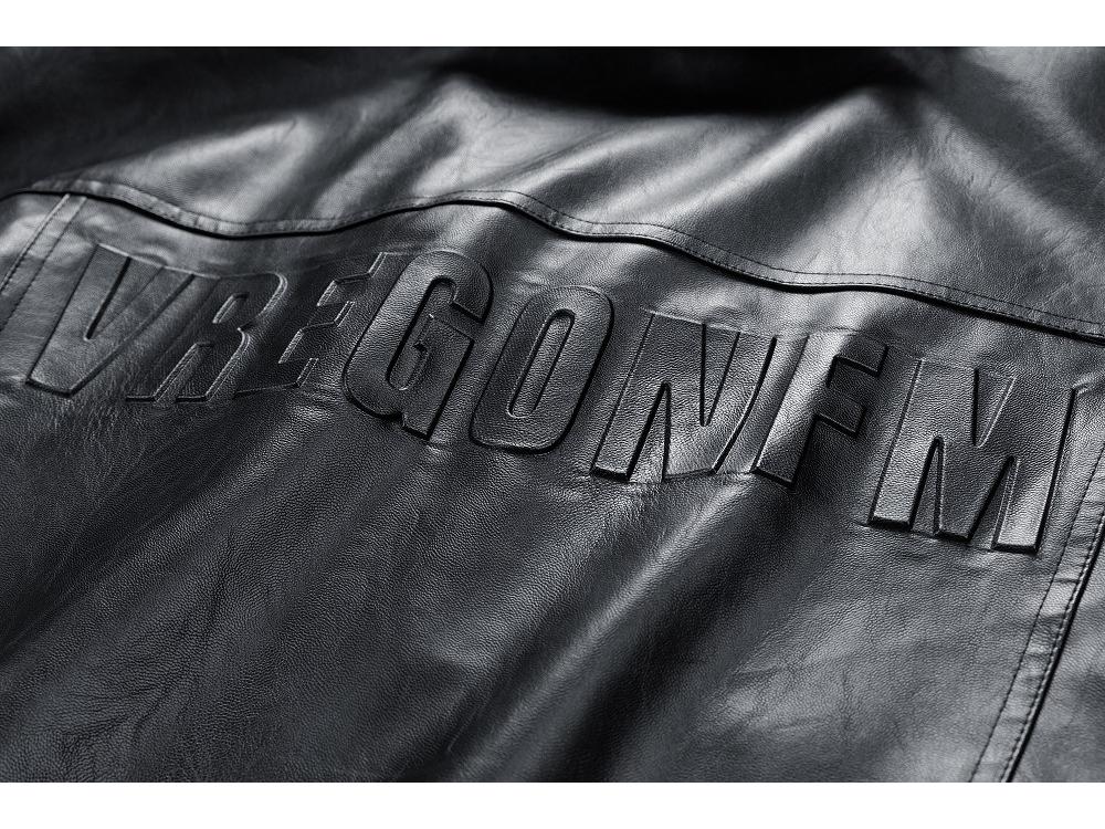 Men's Trendy Streetwear Casual Plus Size Leather Jacket with Lapel for Spring and Autumn