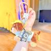 Plush Dachshund Keychain Dog Keyring Cartoon Card Bag Toy Pendant Gift Kids