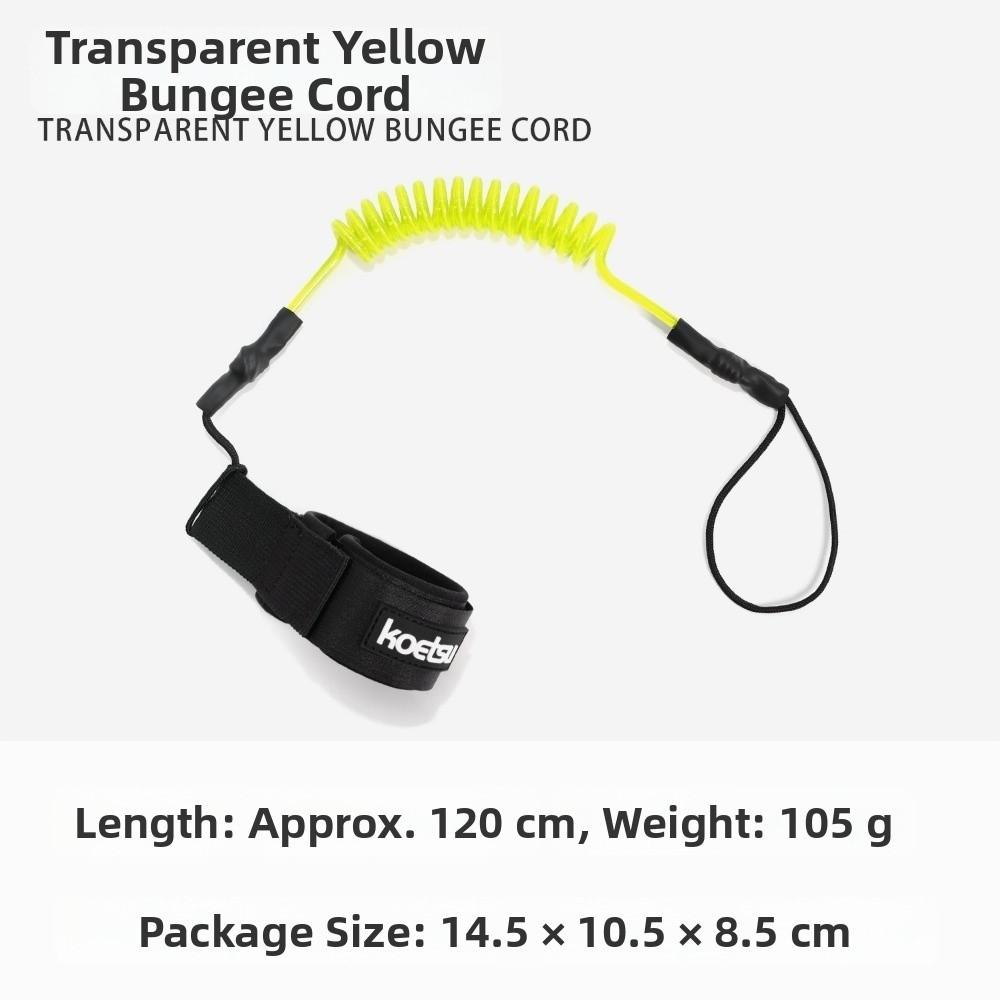 Elastic Stretchable TPU Strong Cord 6 Colors SUP Paddle Board Leg Rope for Training Exercise