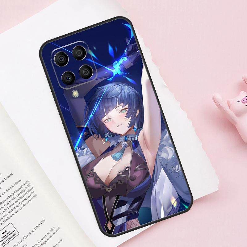 Yelan Genshin Impact Case For Samsung Galaxy M52 M32 M12 M13 M53 M51 M31 M11 M14 M34 M54 M16 M36 M56 M15 M35 M55