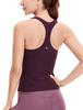 CRZ YOGA Racerback Tank Top with Yoga Sports Deep Size S Women's Quick-Drying Cups, Wear, Bra, Butterluxe, Purple,