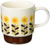 Marusan Kondo Retro Cafe Mino Dishwasher and Microwave Made In Product Number 20663 Mug, Brown, 350ml, Ware, Safe, Japan,