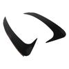 1Pair Rear Bumper Spoiler Gloss Black Stylish Rugged Rear Bumper Air Vent Cover Replacement for Benz EQE‑Class V295 AMG