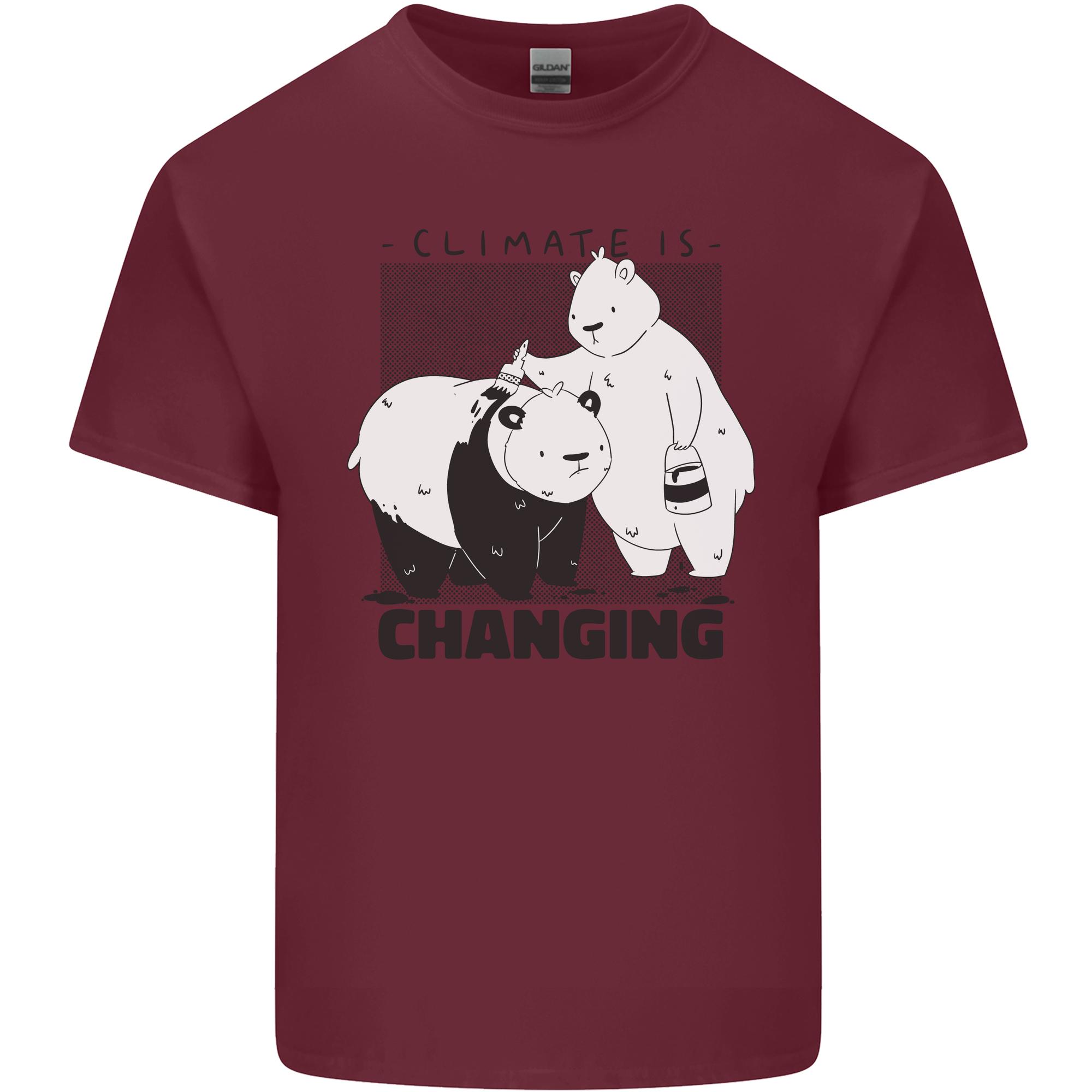 Climate Change Polar Bears EnvironUnisext Unisexs Light Cotton TShirt S