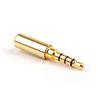 1 unidad 3,5 mm 4 polos Chapado en oro Conector Enchufe Jack de Audio para Soldar para Auriculares