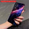 2DFlat Samsung Phone Case Cosmic Light Burst Galaxy Phone Case Applicable To Galaxy S22 S23 S24 S25ULTRA S26 A12 A13 A14 A15 A16