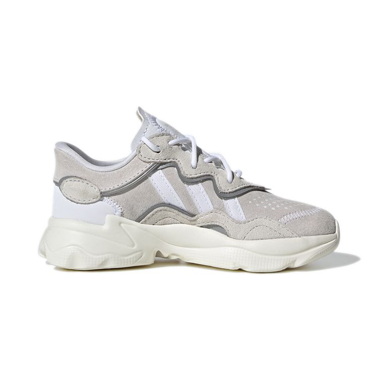 Adidas Ozweego J Triple White Kids Sneakers Crystal-White Cloud-White Off-White EF6299