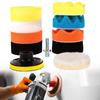 11 Piece Foam Pad Set for Car Polishing And Buffing with Drill Attachment