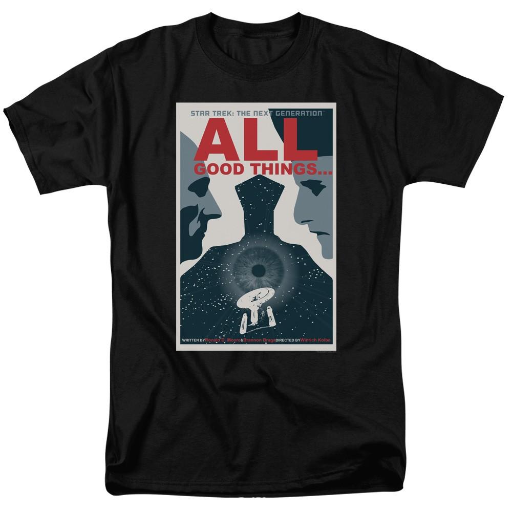 Star Trek - Tng Season 7 Episode 25 - Adult Unisex Short Sleeve T-Shirt - Black S