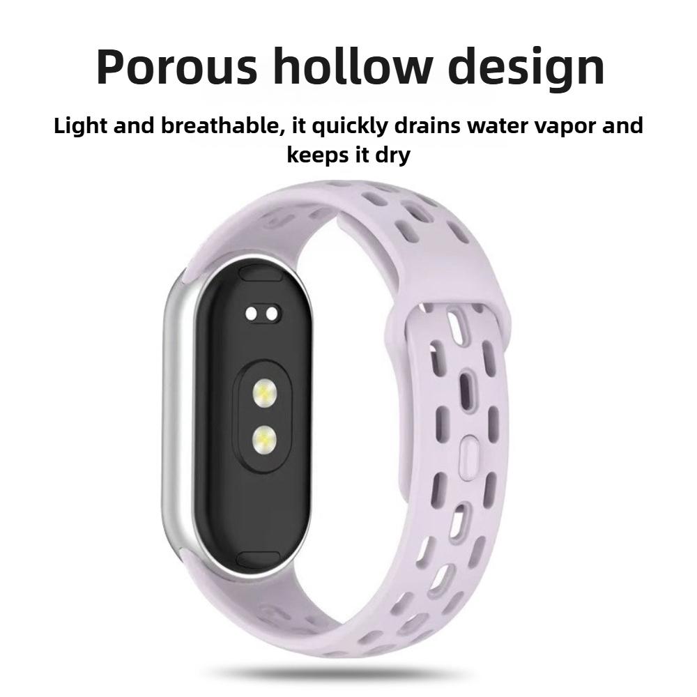 Cinturino in silicone per Xiaomi Mi Band 10 Accessori Sport traspirante Braccialetto Cinturino pulseira correa per Xiaomi Mi band 9 8