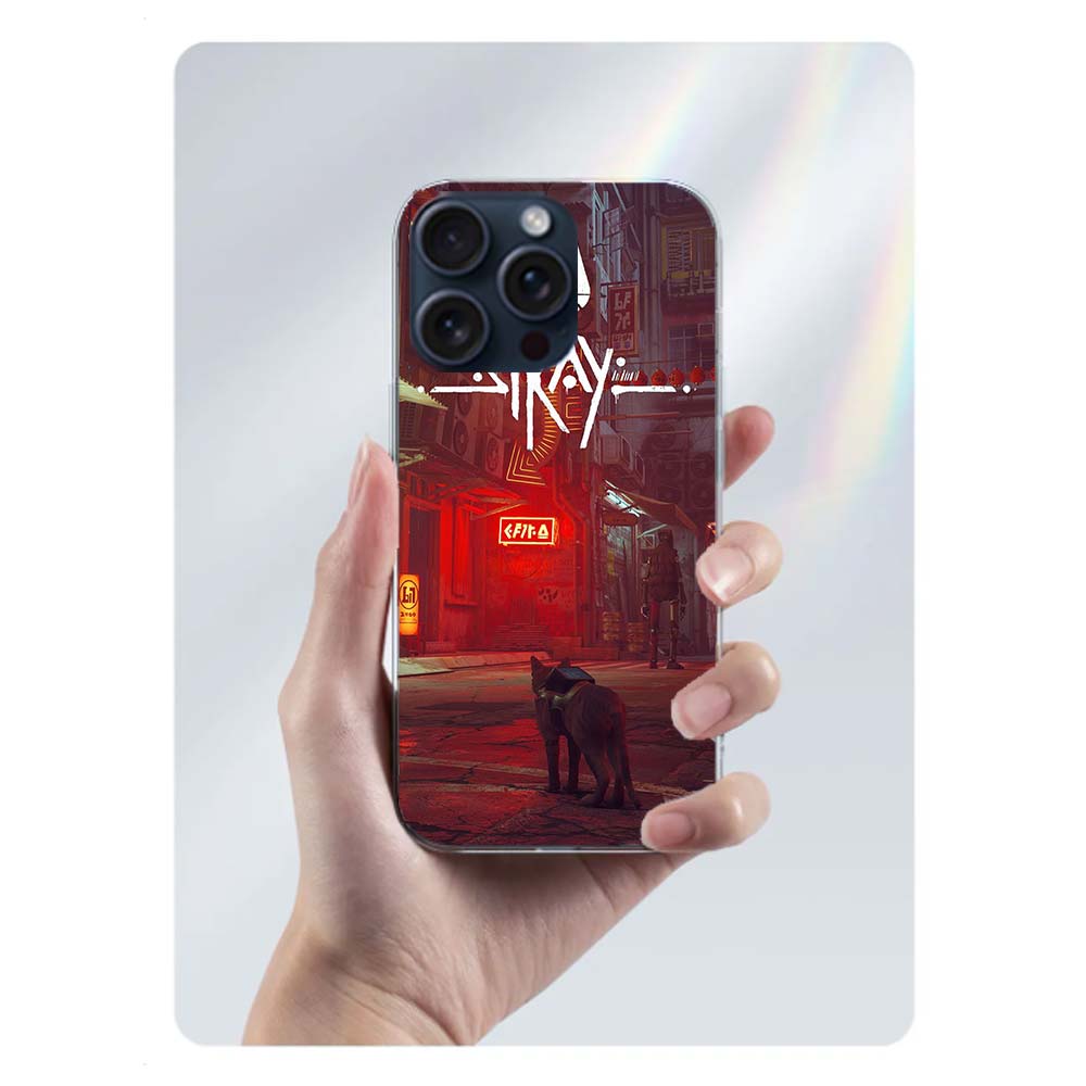 Game S-Stray Cat Clear Phone Case For Iphone 17 Air 16 Pro Max 15 Pro 14 Plus 17E 16E 11 13 12 Mini Cover Cases Fundas Cell TPU