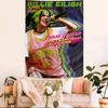 Hot Singer BBillie EEilish Printed Large Wall Tapestry Hanging Tarot Hippie Wall Rugs Dorm Art Home Decor