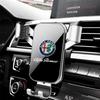 Car Stickers For Alfa Romeo Car Air Vent Clip Mount Gravity Phone Holder Smartphone GPS Bracket For Alfa Romeo Giulia Stelvio Gi