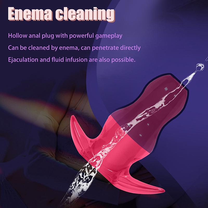 5 Sizes Hollow Anal Plug Dilator Soft Speculum Prostate Massager Butt Plug Set Intimate Enema Sex Toys Women Men Intimate Goods