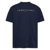 Tommy Jeans Mens Linear Logo Regular T-Shirt