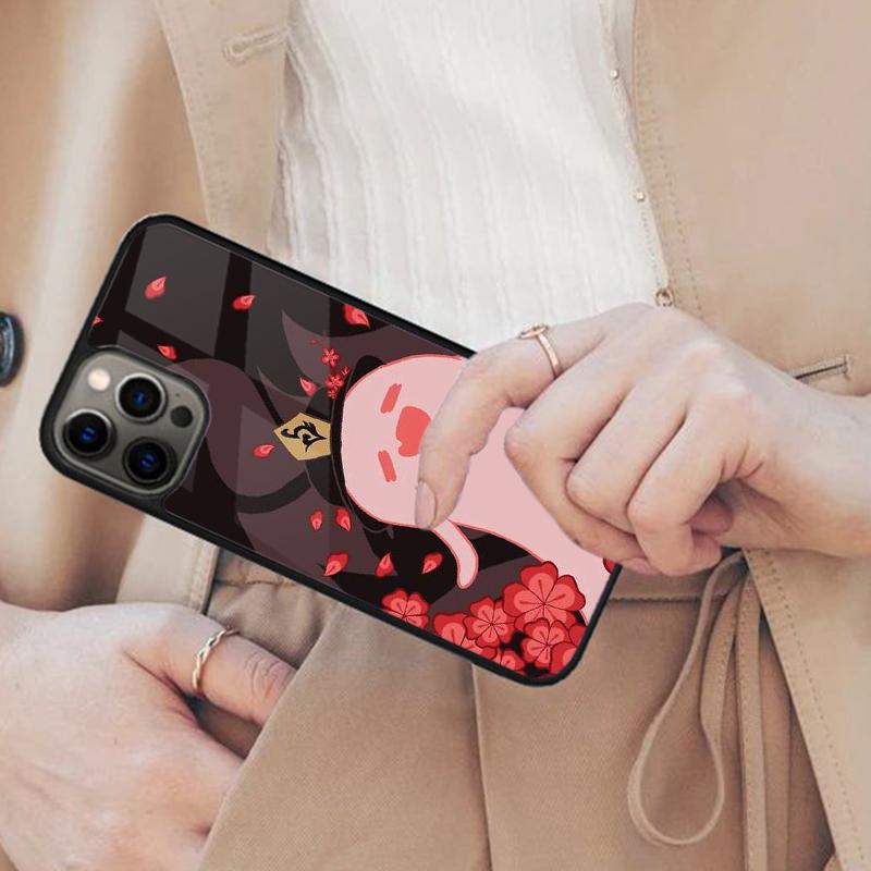 Potrait Hu Tao Genshin Impact Magnetic Phone Case For APPLE iPhone 17 Air 16 14 13 12 Pro Max 15 Plus Wireless MagSafe Cover