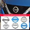 For ABS Car Front Rear Logo Chrome Emblem Leaf Qashqai X-Trail Kicks Juke Micra Patrol Maxima Murano Altima Teana Versa L