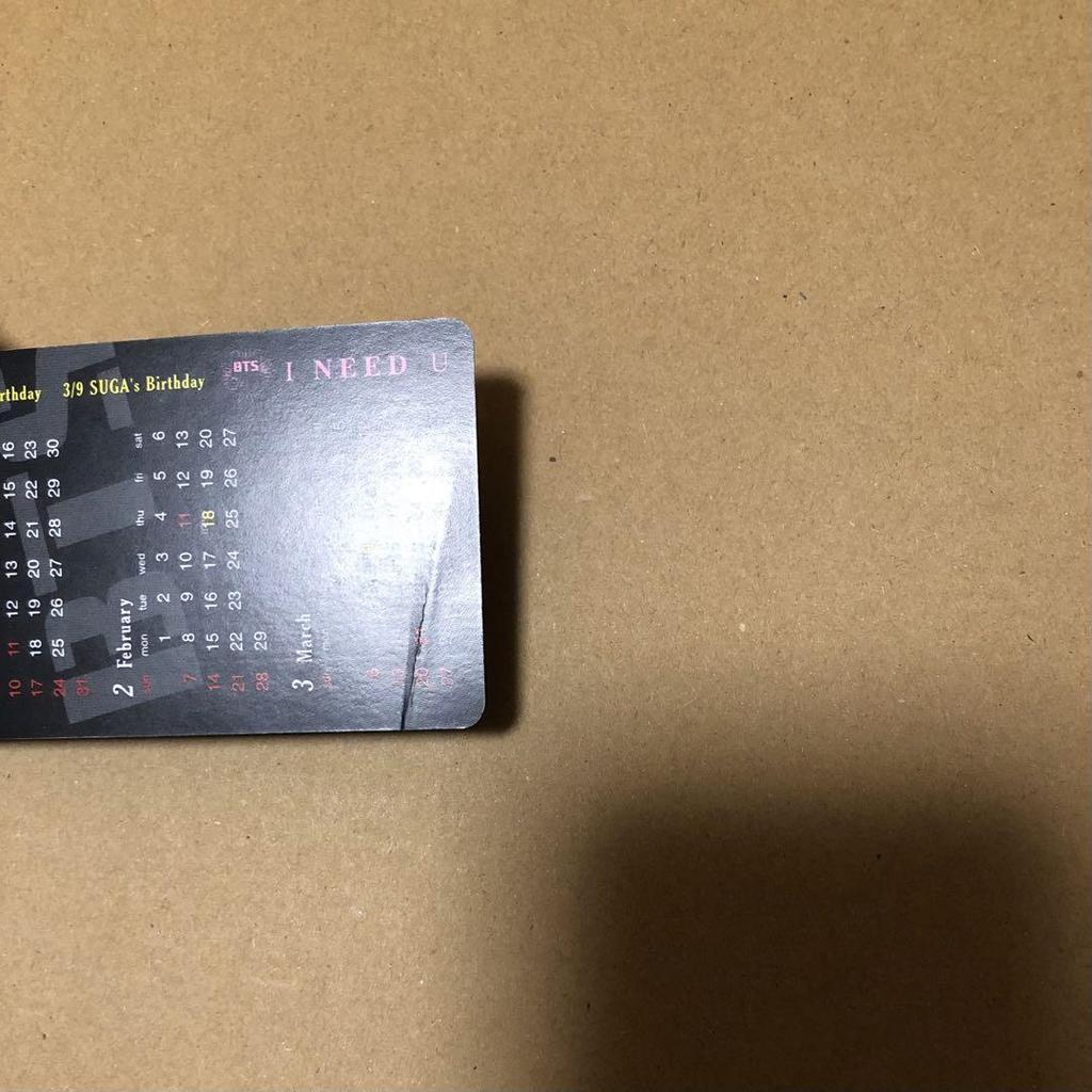 [USED] BTS Trading Card Mini Photo Hobby