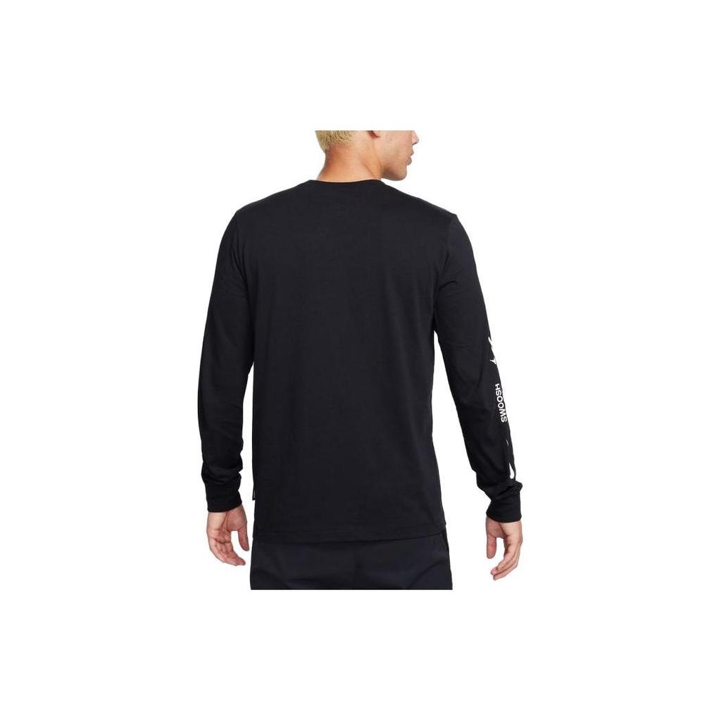 Nike Sportswear Swoosh By Nike Long Sleeve T Shirt Black FJ1120-010