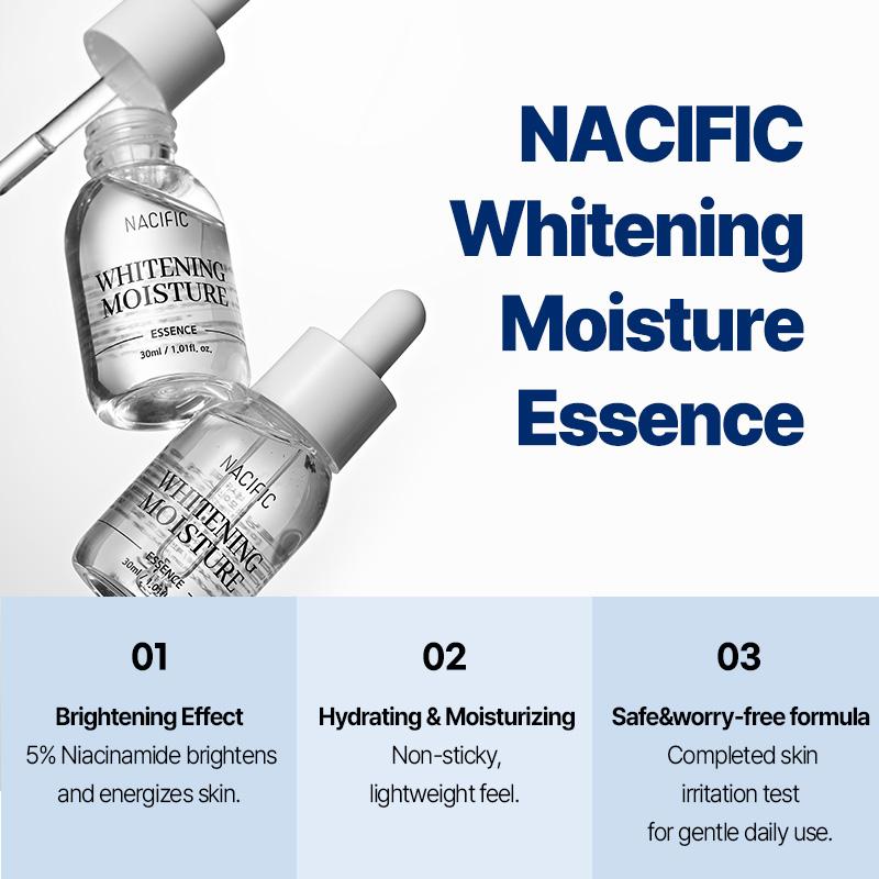 NACIFIC Whitening Starter Line – Choose Essence / Cream / Toner Pad (Single Items)