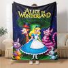 Alice'S Fantasy Journey Flannel Blanket Super Soft Warm Cozy Blanket For Sofa Bed Office Travel Allseason Home Decor Gift