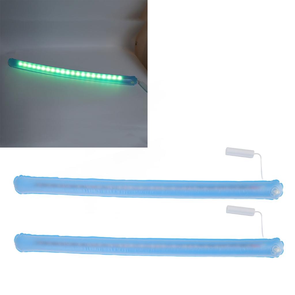Camping Leuchtstab Set Faltbar Aufblasbar Handheld RGB Weißes Licht LED Leuchtendes Camping