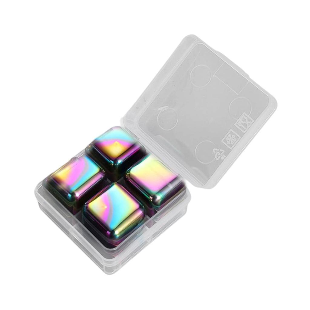 Reusable Ice Cubes Easy To Use with Storage Box Gift Set Quickly Cooling Beverage Chilling Rocks Whisky Ball Whisky Stone