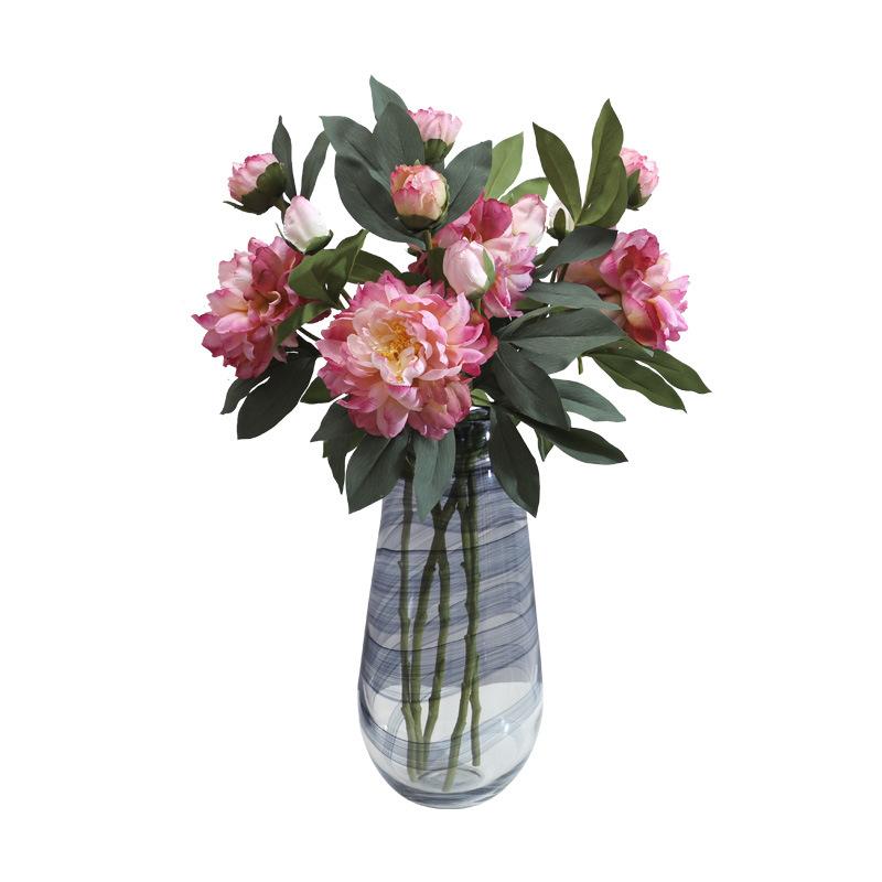 Pivoňka Umělá květina Svatba Čínský obývací pokoj Dekorace Falešná květina Fotografické rekvizity Simulační květina