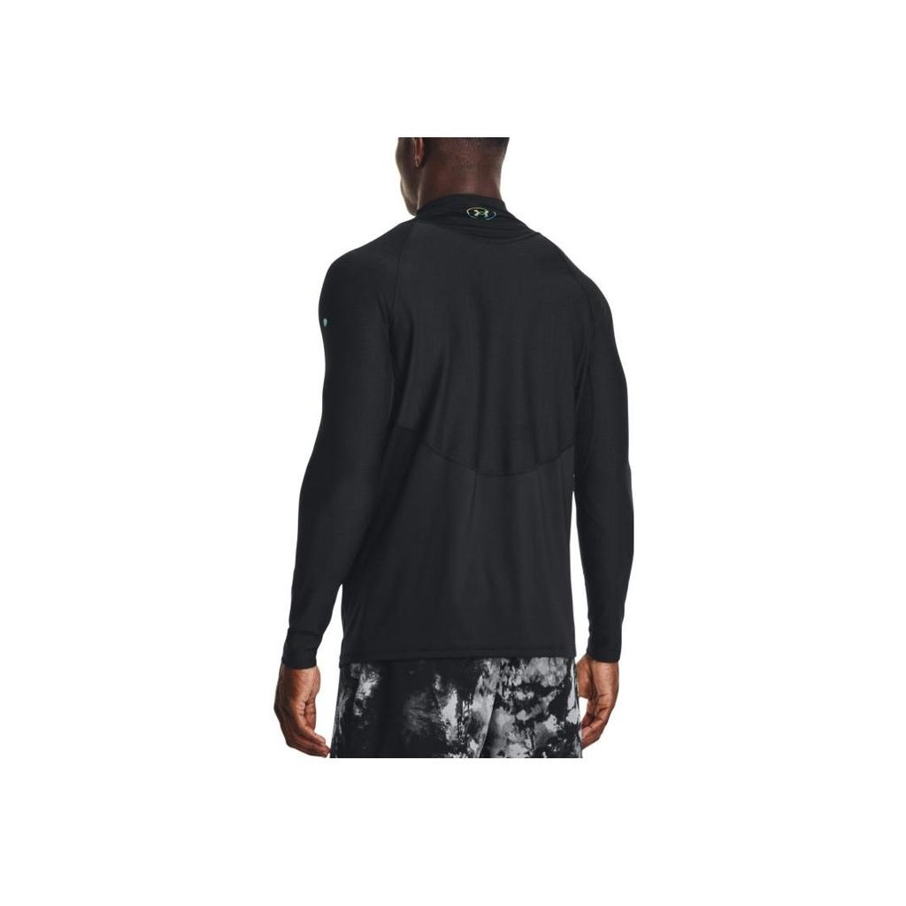 Under Armour Solid Color Logo Embroidered Fitted T-Shirt Men Tops Black 1373807-001