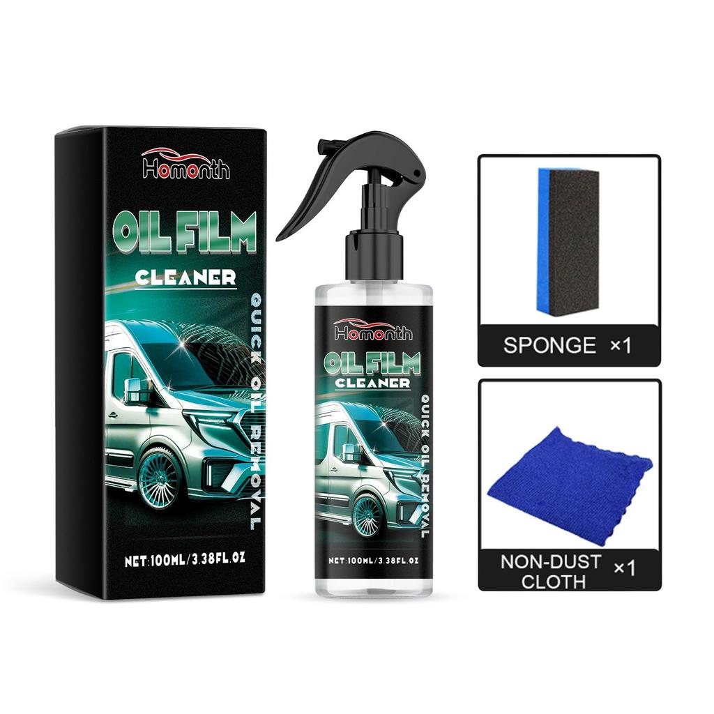 Homonth Car Glass Oil Film Remover Paste Window Grease Water Stain Removal Cleaner Windshield Polisher Stuff Windshield Coating Agent