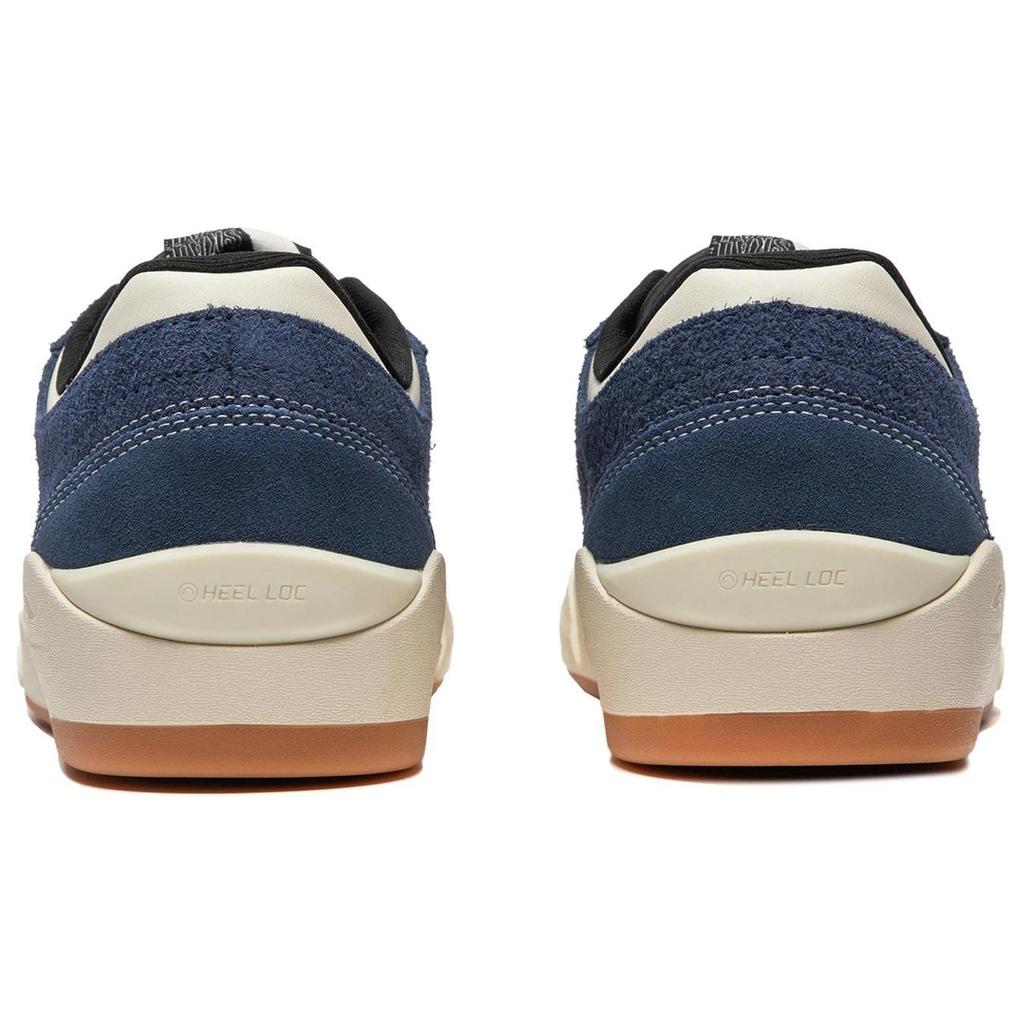 Li Ning Versatile Casual Comfortable Non-Slip Shock Absorbing Low-Top Skate Shoes Men sneaker Blue Gray AEPU015-2