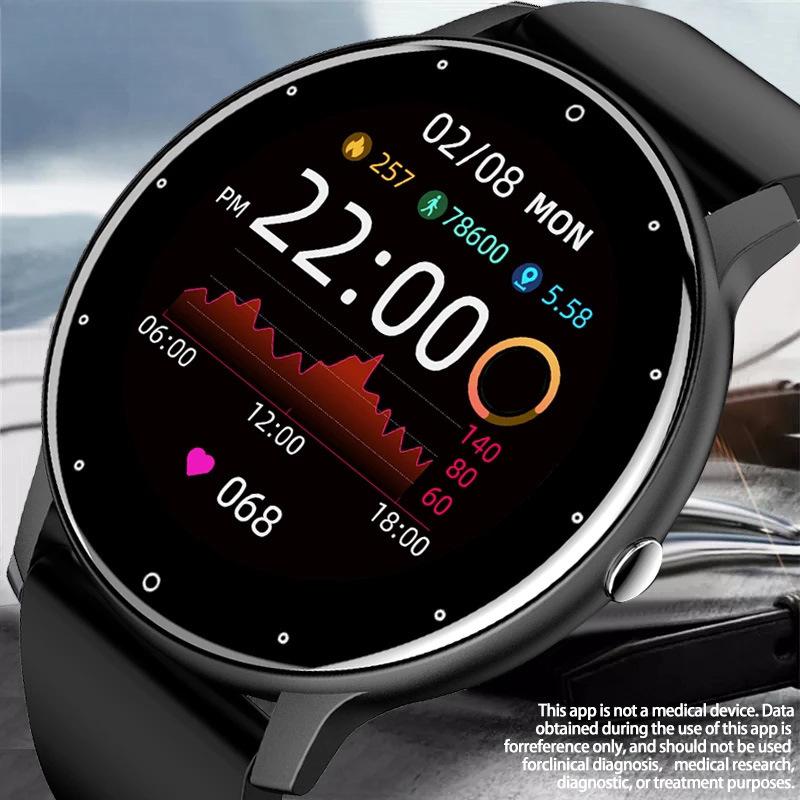 Bluetooth Smart Watch Full Circle Full Touch Screen Health Step Counting Blood Pressure Multi-exercise Prevention