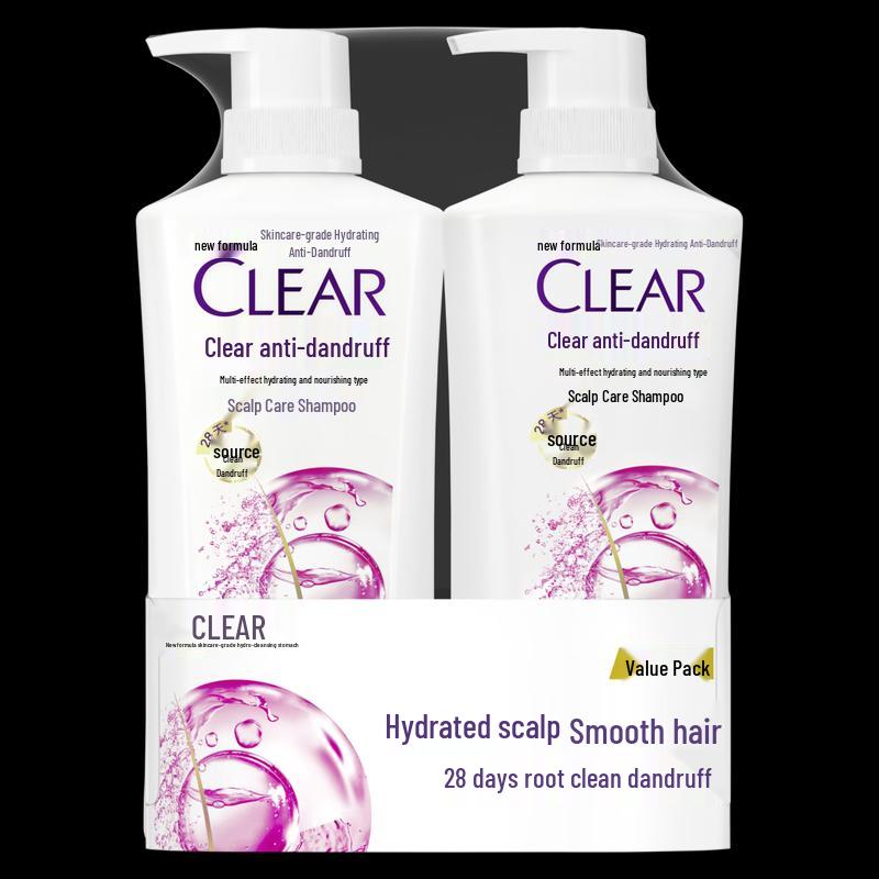 

Clear Anti-Dandruff Hydrating Shampoo with Hyaluronic Acid (2x570g)