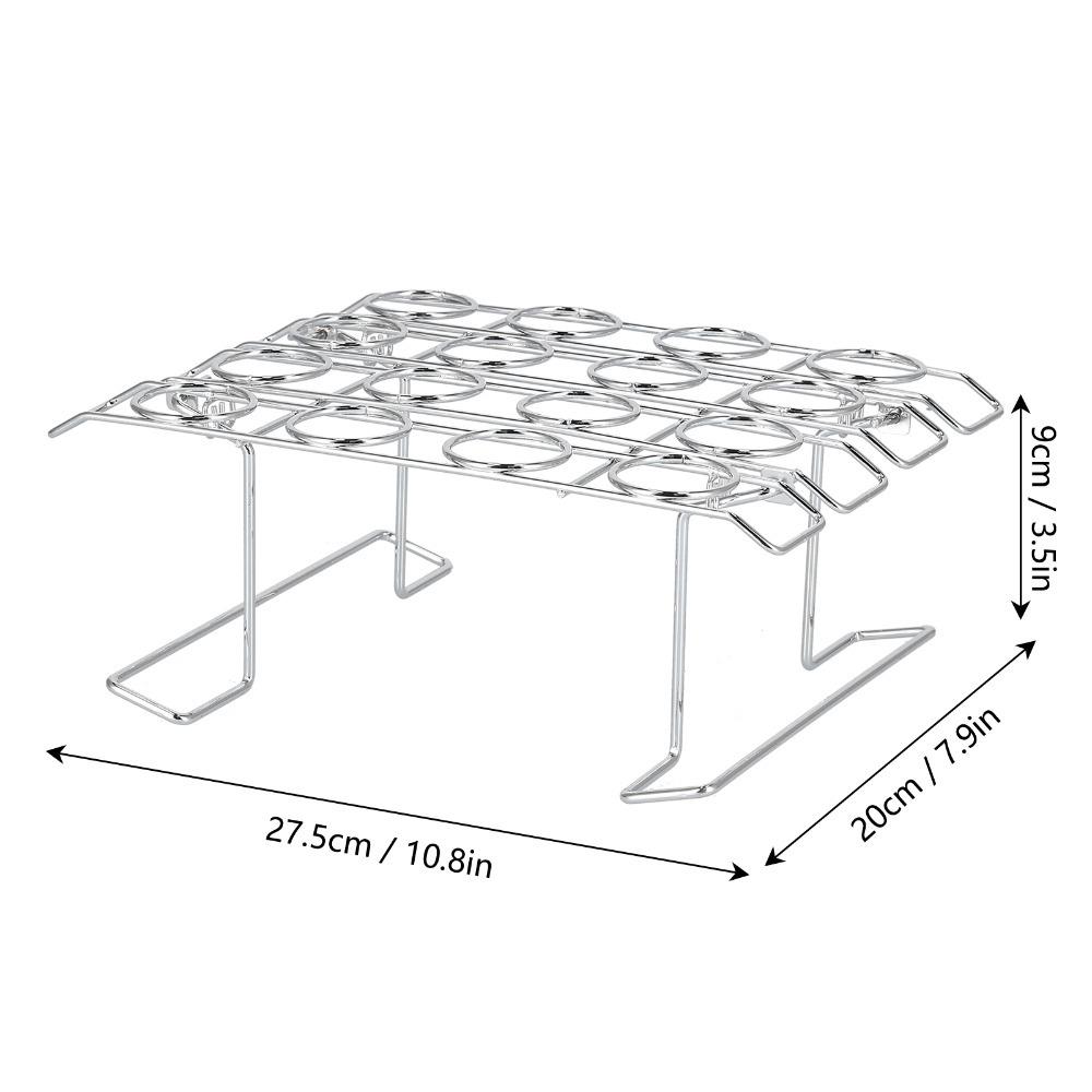 Stainless Steel Cupcake Cone Rack Foldable Design Dessert Baking Rack For Party