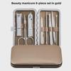 Stainless Steel Nail Clipper Set: Multifunctional Manicure & Pedicure Tools