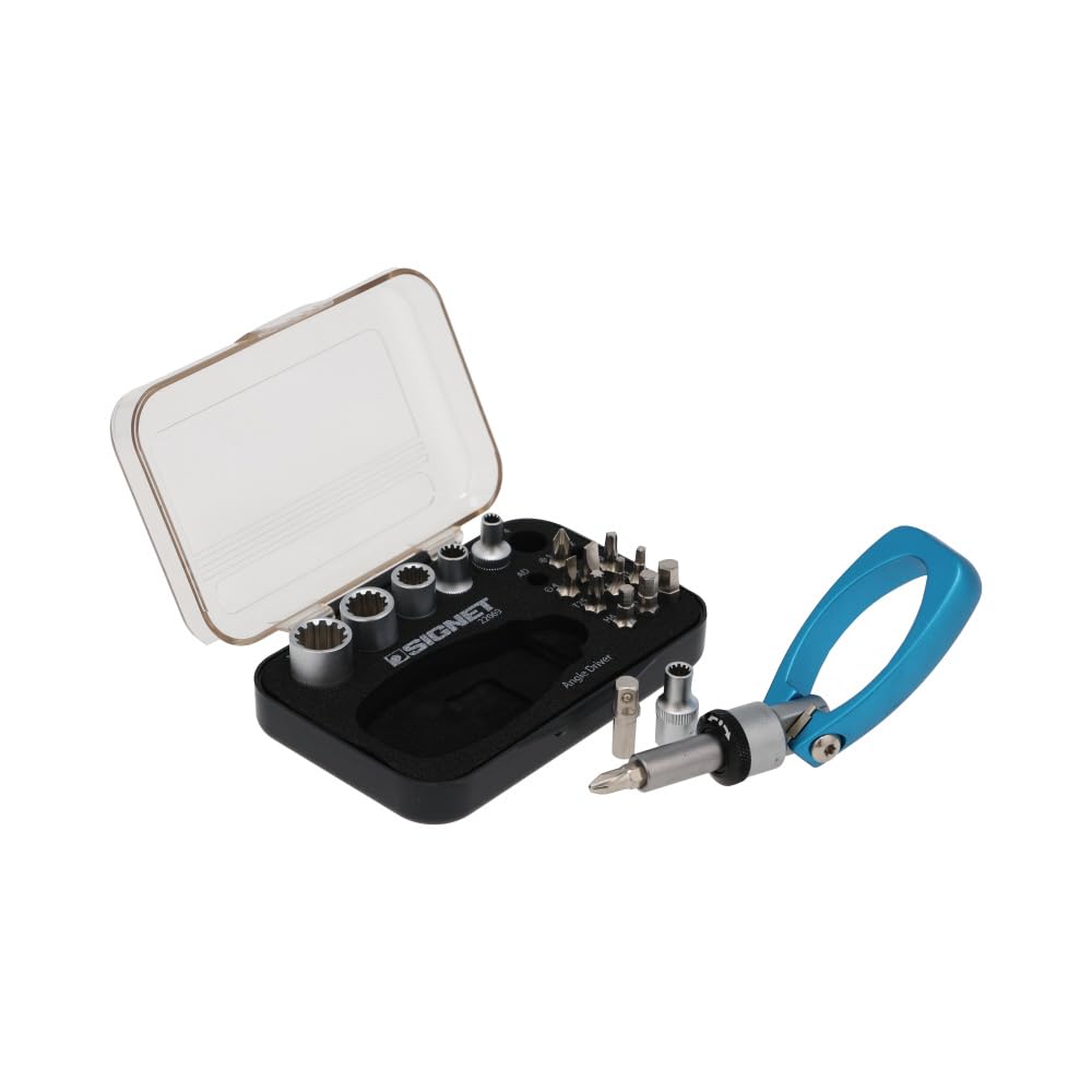 SIGNET Mini Ratchet Socket 19 22069 Multi-Angle & Set, Pieces,