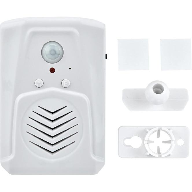 Motion Sensor Doorbell Door Chime, Home Security Driveway Alarm Entry Doorbell Indoor Motion Detector Buzzer, Store Door Entry Bell MP3 Audio, 2