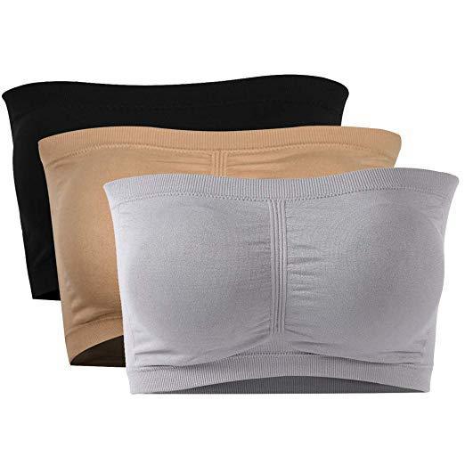 Double-layer extended size strapless chest wrap women's removable chest pad summer one-word thin invisible underwear