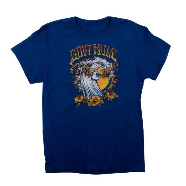 30 Year Strong Tour - Surfing Eyeball T-shirt Gov t Mule Royal Unisex T-Shirt XL