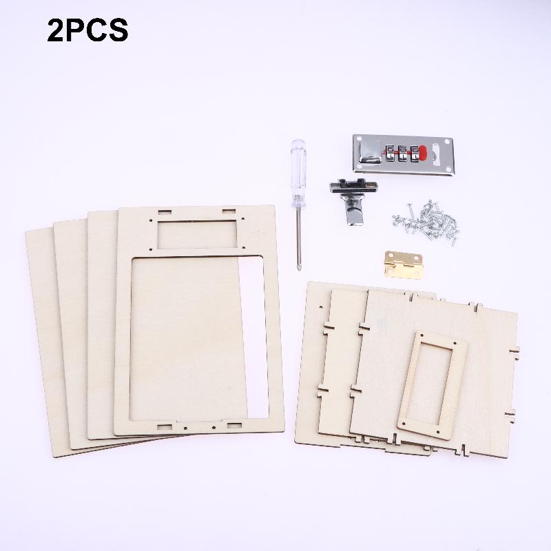 Diy Wooden Password Box For Kids Assembling Code Box Science School Projects Experiment Kits Science Toys Stem Educational Toys