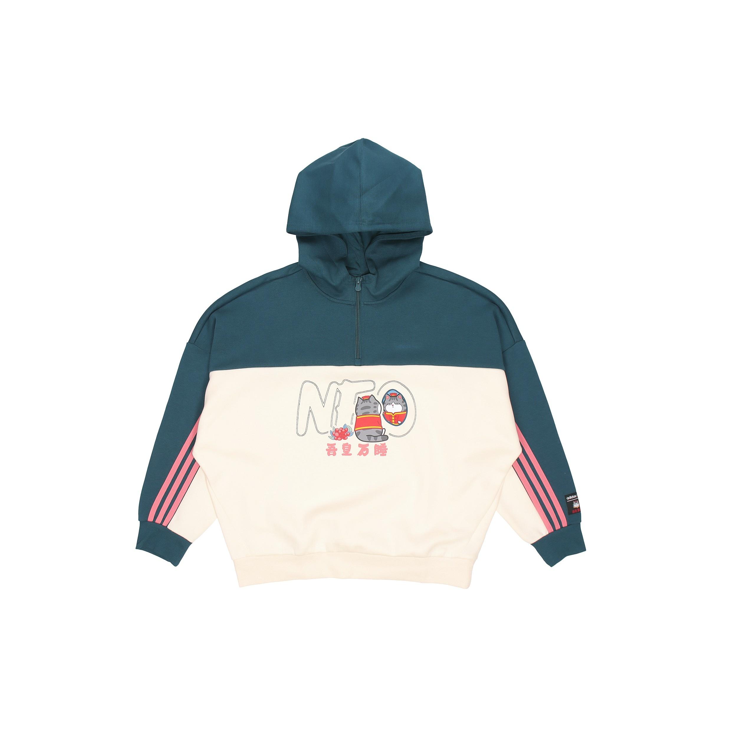 (WMNS) adidas Neo X CNY WW Hoodies  Green White  Women s GP5753 L