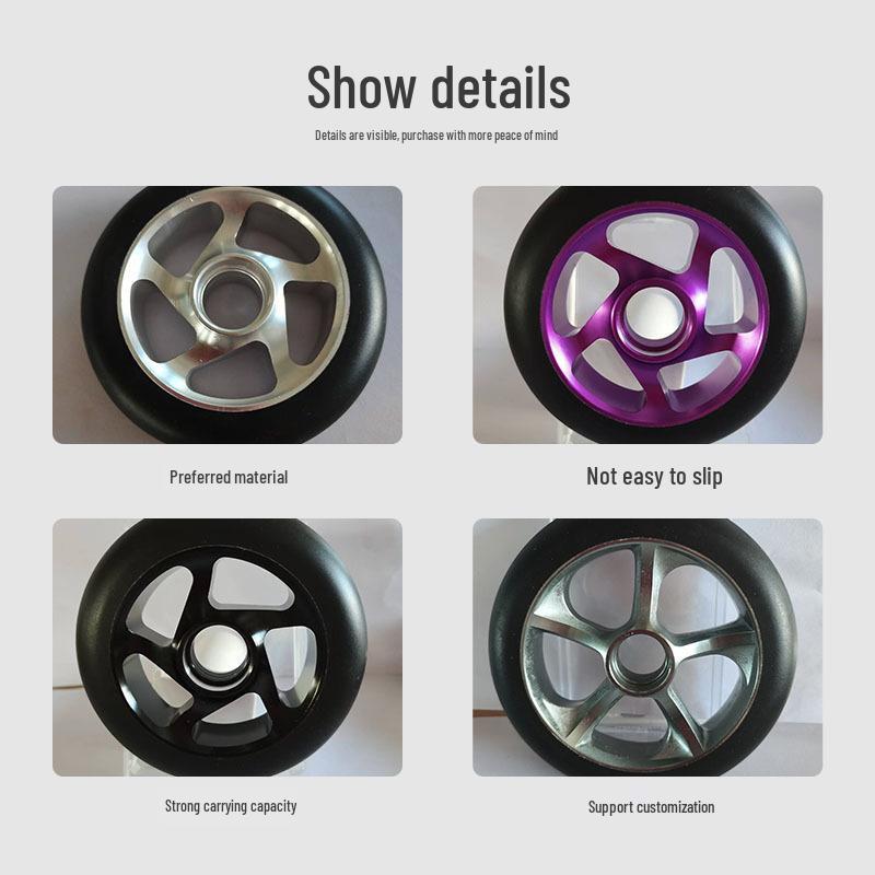 High-Speed Aluminum Core PU Wheel - Durable, Silent Skating & Scooter Wheel