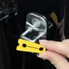 Amortiguador de Impacto para Puerta de Coche 4 Piezas Amortiguador Universal para Coche, Almohadilla de Aislamiento Acústico, Protección Anti-Choque Autoadhesiva para la Mayoría de Vehículos, Silicona