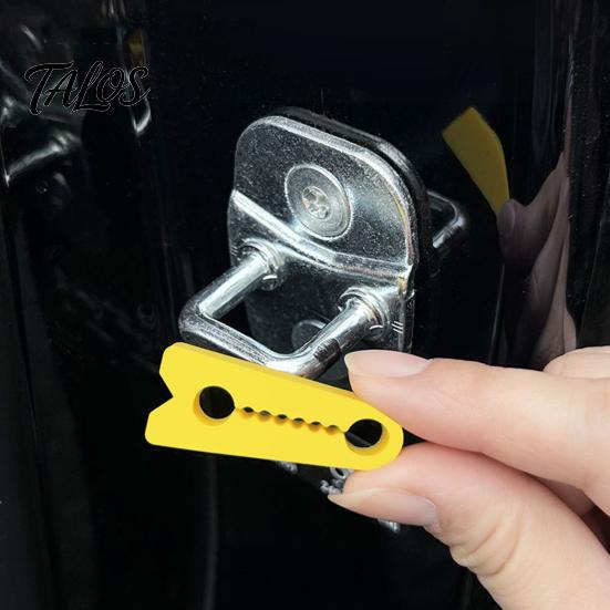 Amortiguador de Impacto para Puerta de Coche 4 Piezas Amortiguador Universal para Coche, Almohadilla de Aislamiento Acústico, Protección Anti-Choque Autoadhesiva para la Mayoría de Vehículos, Silicona